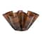 Hello Honey® 14.75" Oxidized Copper Metal Organic Shaped Planter